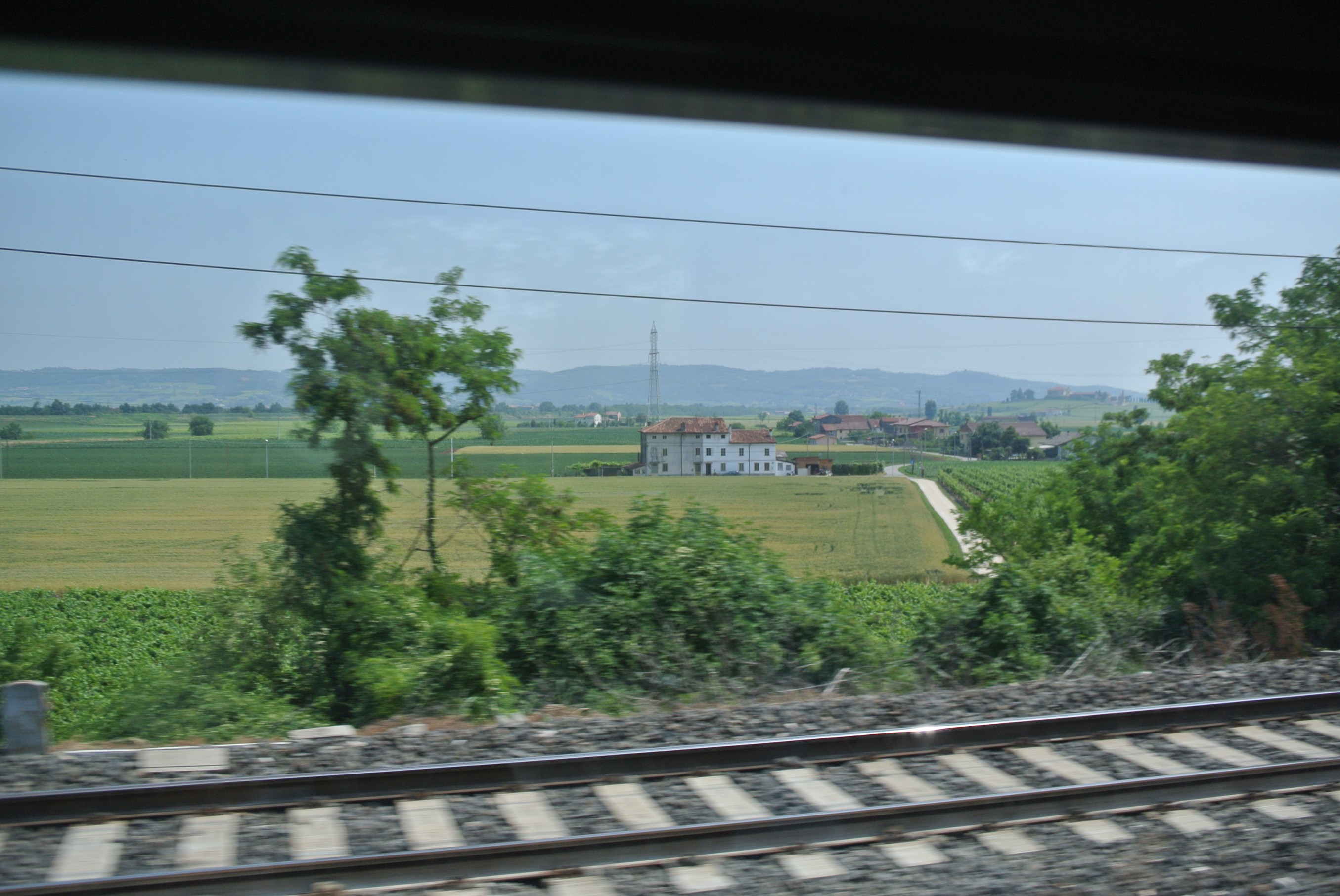A view from the train.